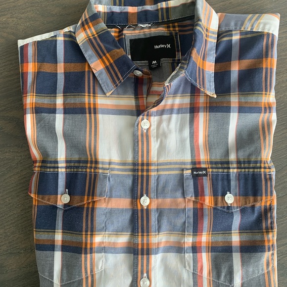 Mens Hurley short sleeve button down - Picture 3 of 6